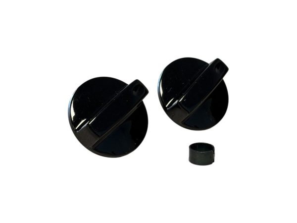 Knott Vrider Sort Ø36mm artikkelnummer 12973 Systemair Villavent